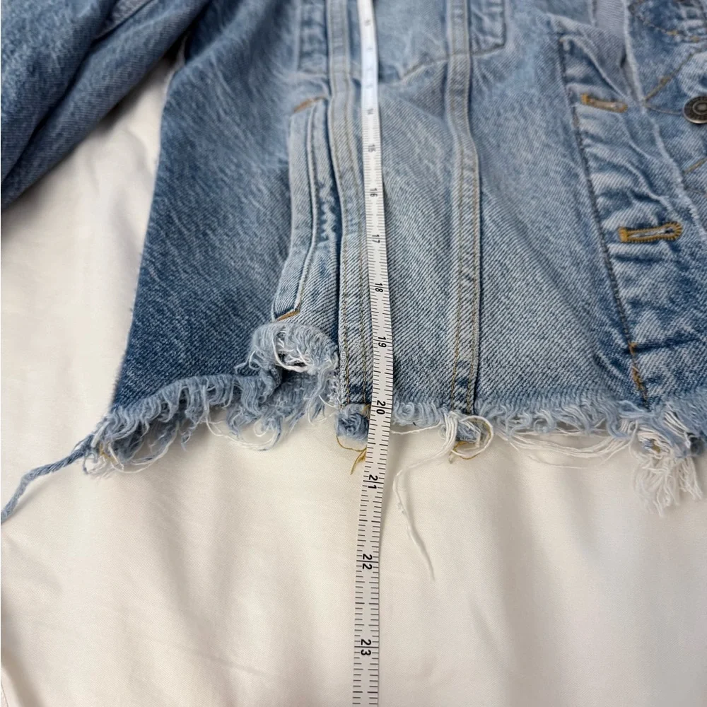 Free People Light Blue Denim Jacket - Picture 7 of 10